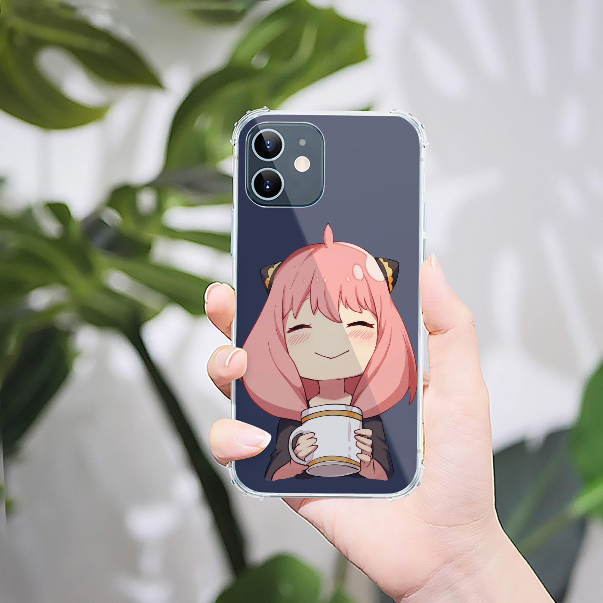 （画像用） SPY×FAMILY间谍家家酒 【iPhone 12シリーズ対応】透明スマホケース（クリアソフトケース）